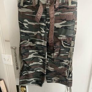 Vintage bb jeans capri cargos y2k style